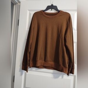 Brown Crewneck Long Sleeve